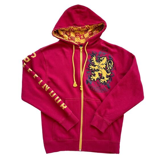 Harry Potter Gryffindor Zip Up Hoodie Size XS - Picture 1 of 10